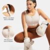 Adjustable High Impact Sports Bras for Women Zip Front Full Coverage and…