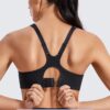 SYROKAN High Impact Sports Bras for Women High Support Unlined Underwire…