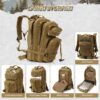 Small Military Tactical Backpack, 30L Tactical Assault Bag for Men, Army…
