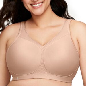 Glamorise Women’s Plus Size MagicLift Seamless Sports Bra Wirefree 1006