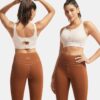 Adjustable High Impact Sports Bras for Women Zip Front Full Coverage and…