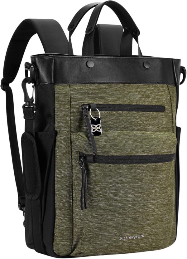 Sherpani Soleil, Anti Theft Convertible Backpack, 3 in 1 Tote Bag, Crossbody…