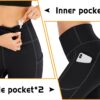 IUGA High Waisted Yoga Pants for Women with Pockets Capri Leggings for Women…