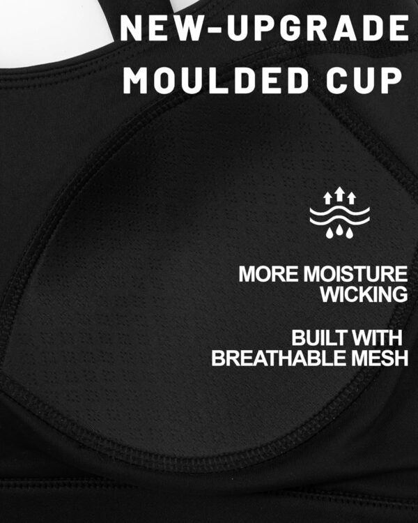 RUNNING GIRL Sports Bras for Women High Support,Molded Cup High Impact…