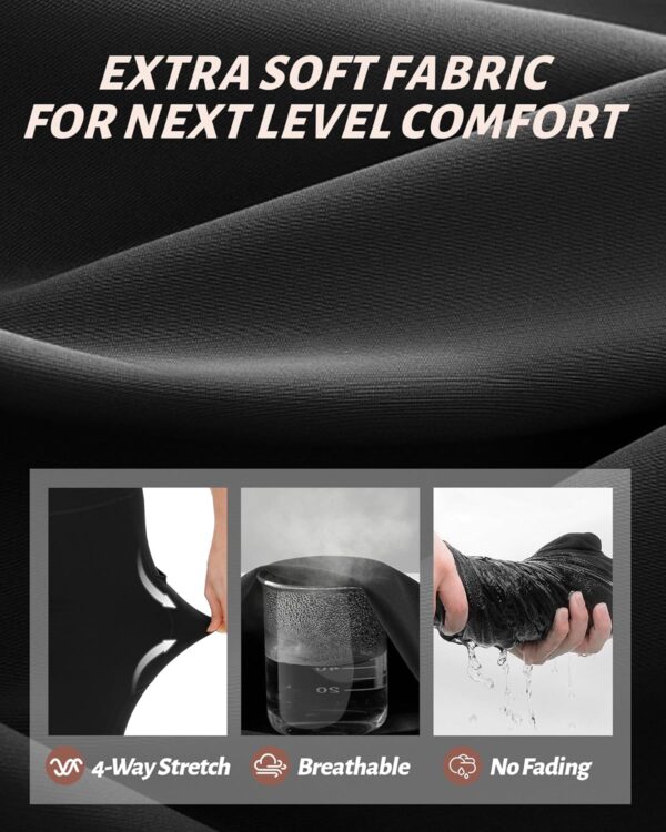 NexiEpoch 4 Pack Leggings for Women with Pockets- High Waisted Tummy Control…
