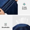 IUGA Jeggings for Women Tummy Control Stretchy High Waisted Jeans Pull on…