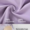 Sports Bras for Women, Supportive Longline High Neck Sports Bra Push Up…