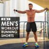 NIMOJIRO Men’s 2 in 1 Running Shorts Workout Athletic Training Gym Outdoor Sports Shorts