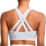 RUNNING GIRL Sports Bra for Women High Support,Molded Cup Strappy Running...