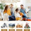 20 Pack Shoe Bags for Travel, 15.7″ x 11.8″ Clear Travel Shoe Bags for…