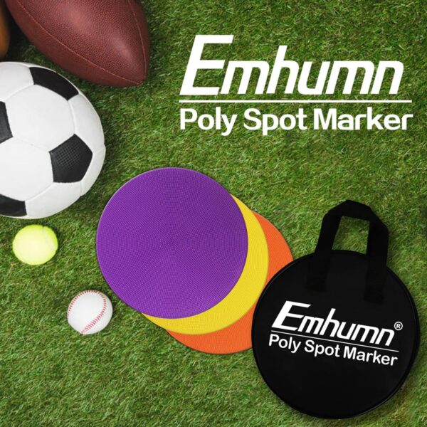4inch & 9inch Poly Spot Markers for Agility Dot for Gym/PE Training, Dance,…