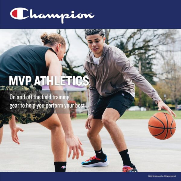 Champion Men’s Compression Shorts, Total Support Pouch, Mvp, Moisture-wicking, 6″ & 9″