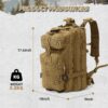 Small Military Tactical Backpack, 30L Tactical Assault Bag for Men, Army…