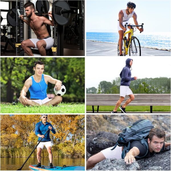 Compression Shorts Men Spandex Sports Underwear Athletic Workout Performance Baselayer…