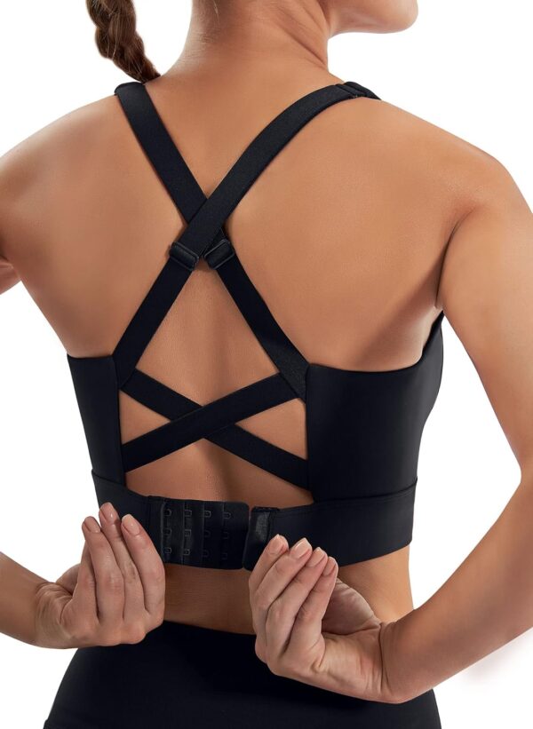 Ewedoos High Support Sports Bras for Women Adjustbale Supportive High Impact…