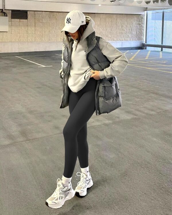 3 Packs Leggings with Pockets for Women, High Waisted Tummy Control Workout…