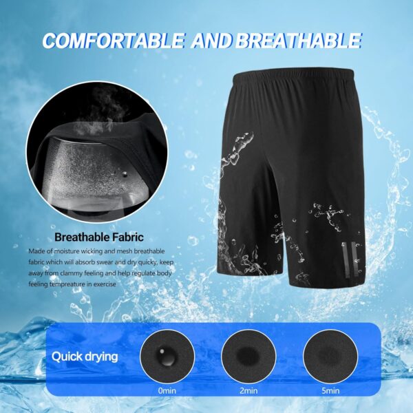 mens 5pcs Men’s Compression Sets Pants Long Sleeve Shirt Athletic Shorts Running…