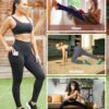 NexiEpoch 4 Pack Leggings for Women with Pockets- High Waisted Tummy Control…