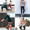 NEW YOUNG 3 Pack Leggings with Pockets for Women,High Waisted Tummy Control…
