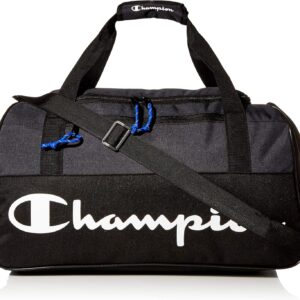 Champion Unisex Adult Velocity Duffel Bag, Grey/Black, One Size US