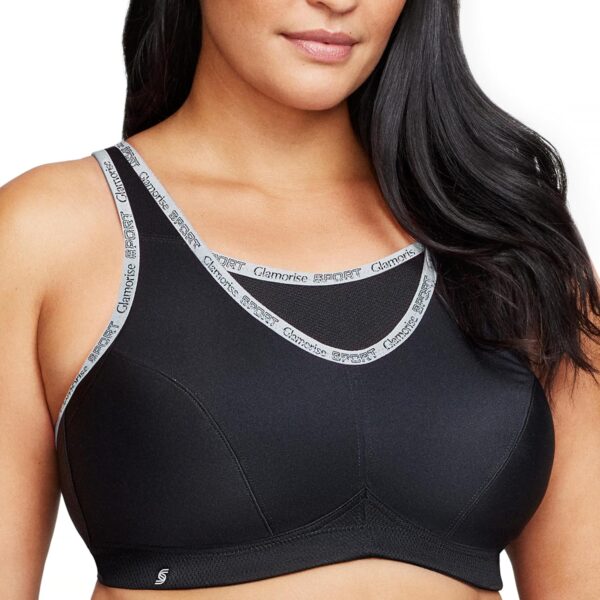 Glamorise Women’s No-bounce Camisole Sports Bra Wirefree #1066