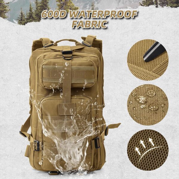 Small Military Tactical Backpack, 30L Tactical Assault Bag for Men, Army…