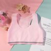 Bras for Girls Seamless Cami Bralettes Sports Solid Vest Unpadded Bra