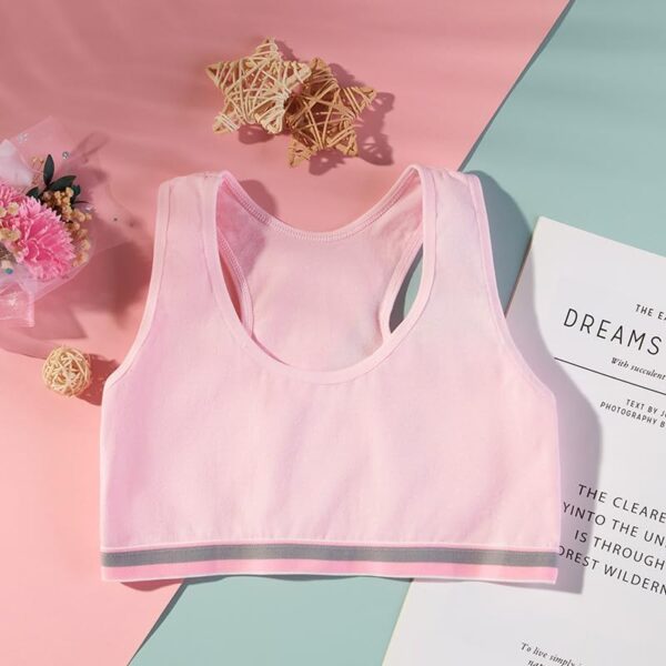 Bras for Girls Seamless Cami Bralettes Sports Solid Vest Unpadded Bra