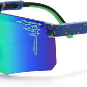 Two Size Polarized Baseball Sunglasses For Adults and Youth Boys Girls Kids UV400 Men…