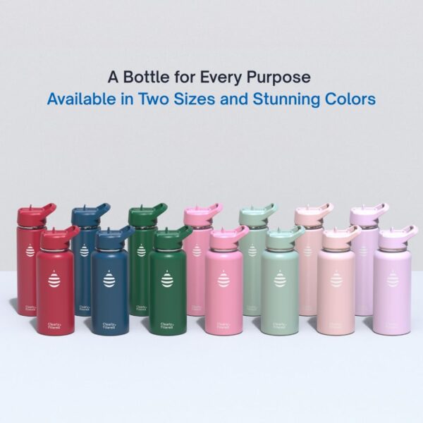Clearly Filtered Water Bottle | Removes 220+ Contaminants, Double-Wall Insulated…