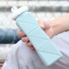 2 Pieces Foldable Water Bottles 620ml, Collapsible Water Bottles Reusable Drinking…