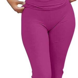 ANRABESS Lounge Sets for Women 2 Piece Foldover Yoga Flare Leggings Pants Crop Tops…
