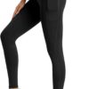 4 Pack Leggings with Pockets for Women – Soft High Waisted Tummy Control…