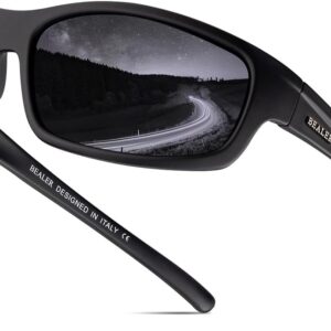 BEALER Polarized Sports Sunglasses for Men Lightweight TR90 Frame Sun Glasses Driving…