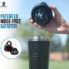 Ice Shaker Insulated Stainless Steel Shaker Bottle | 26oz, Red/Black | Cold for 30+…