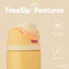Owala Disney Princess FreeSip Insulated Stainless Steel Water Bottle with Straw for…