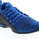 PUMA Mens Axelion Bubble Graphic Training Sneakers Shoes - Black, Blue