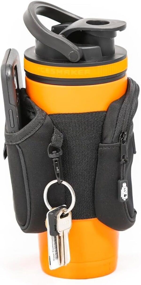 Bottle Caddy – The Original Water Bottle Pouch with a Wallet and Phone Holder, ideal…