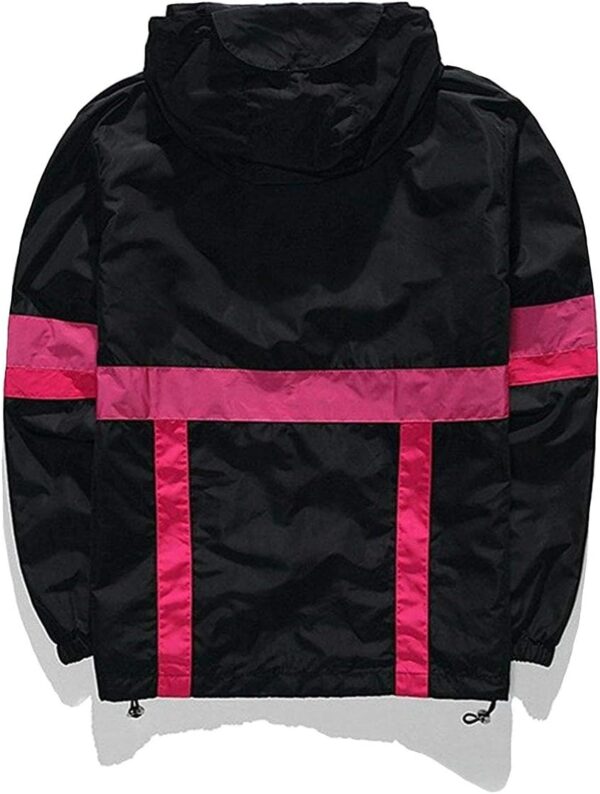AITFINEISM Men’s Lightweight Windbreaker Jacket Casual Zip Up Jackets With Hooded