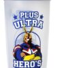 JUST FUNKY My Hero Academia Gym Workout Shaker Bottle, Blue Colored Shaker Bottle