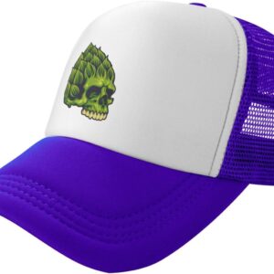Brewery Beer Head Baseball Cap for Men Women Mesh Hat Polyester Trucker Hats Dad Caps