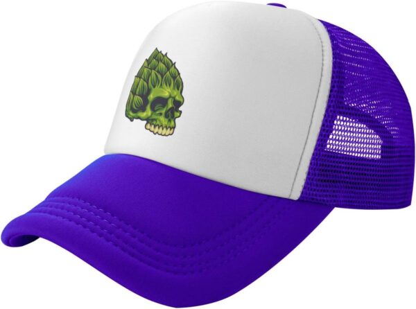 Brewery Beer Head Baseball Cap for Men Women Mesh Hat Polyester Trucker Hats Dad Caps