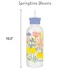Studio Oh! New Glass Water Bottle with Straw 25oz, Reusable Cute Glass Bottle Eco…