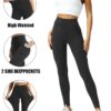 4 Pack Leggings with Pockets for Women – Soft High Waisted Tummy Control…