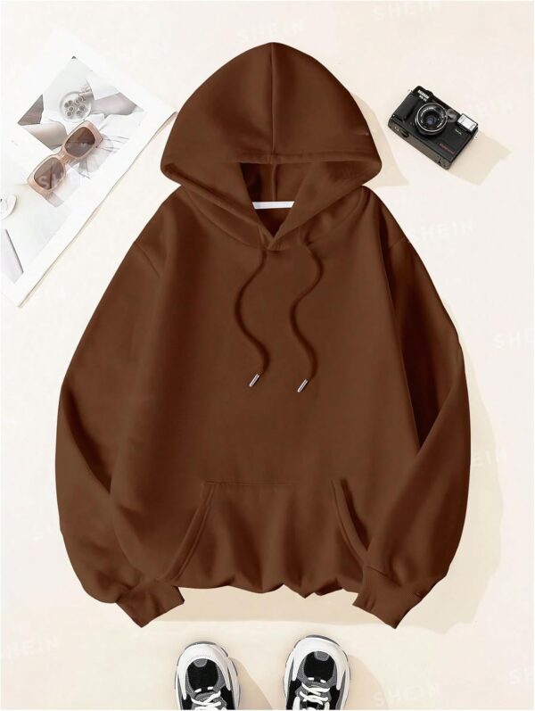 Women’s Letter Print Hoodies Oversized Sweatshirt Long Sleeve Tops Pullover Pocketed…