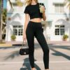 CHARMKING High Waisted Leggings for Women Soft Tummy Control Pants Non See…
