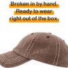 KBETHOS Vintage Washed Distressed Cotton Dad Hat Baseball Cap Adjustable Polo Trucker…