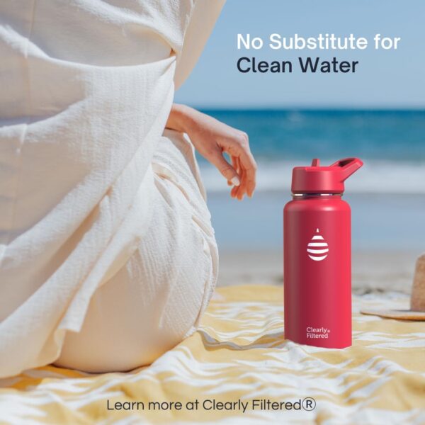 Clearly Filtered Water Bottle | Removes 220+ Contaminants, Double-Wall Insulated…