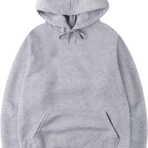 Long Sleeve Sweatshirt Men, Maroon Hoodie Tan Sweatshirt Casual Loose Hooded Long…