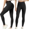 4 Pack Leggings with Pockets for Women – Soft High Waisted Tummy Control…